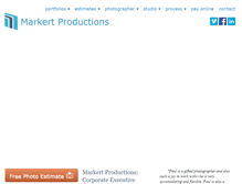 Tablet Screenshot of markertproductions.com